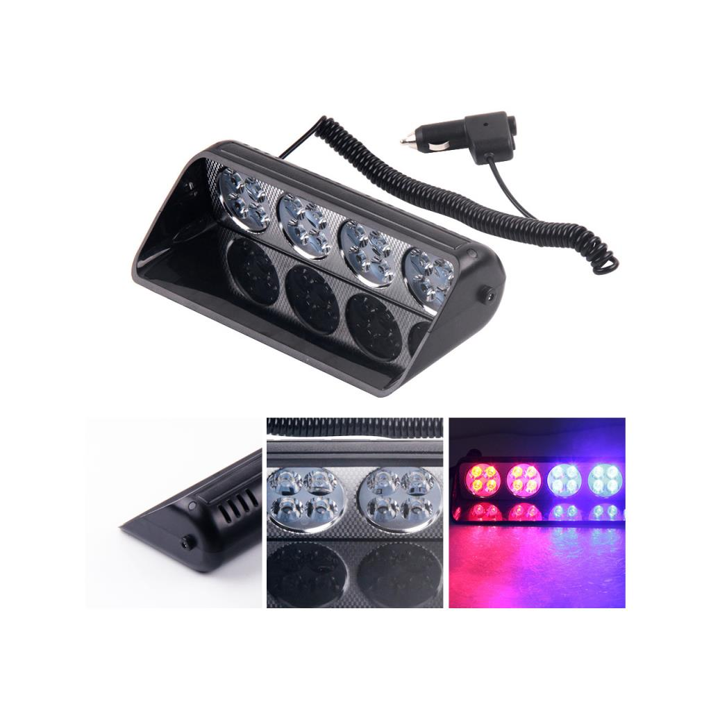 Profesyonel Cam İçi Çakar Led Lamba 16 Ledli Uzaktan Kumandalı