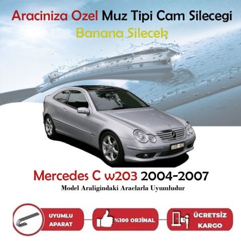 Mercedes C W203 Muz Silecek Takımı 2004-2007