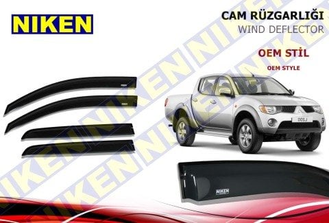 Mitsubishi L200 Cam Rüzgarlığı 2007-2014 Arası Niken