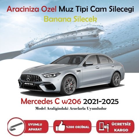 Mercedes C W206 Muz Silecek Takımı 2021-2025