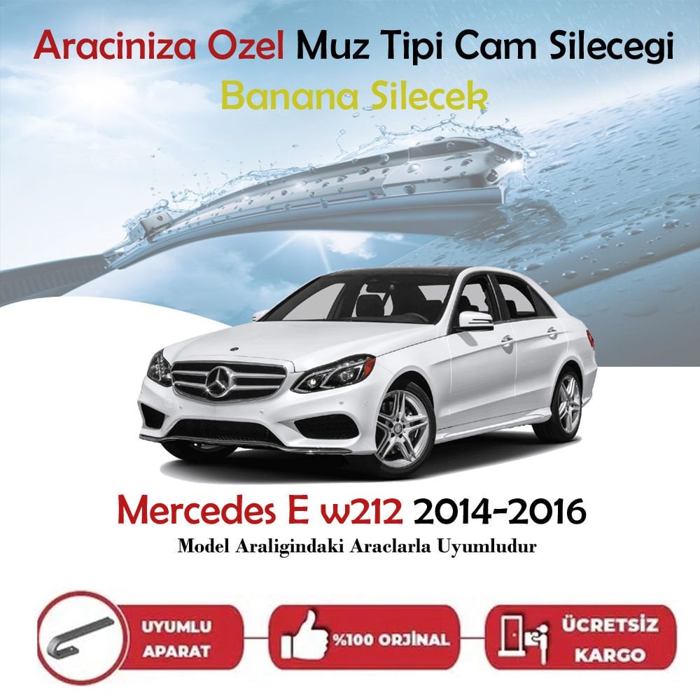 Mercedes E W212 Muz Silecek Takımı 2014-2016