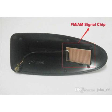 Oto Anten Shark Balina Gerçek İşlevli Araç Anten Gri