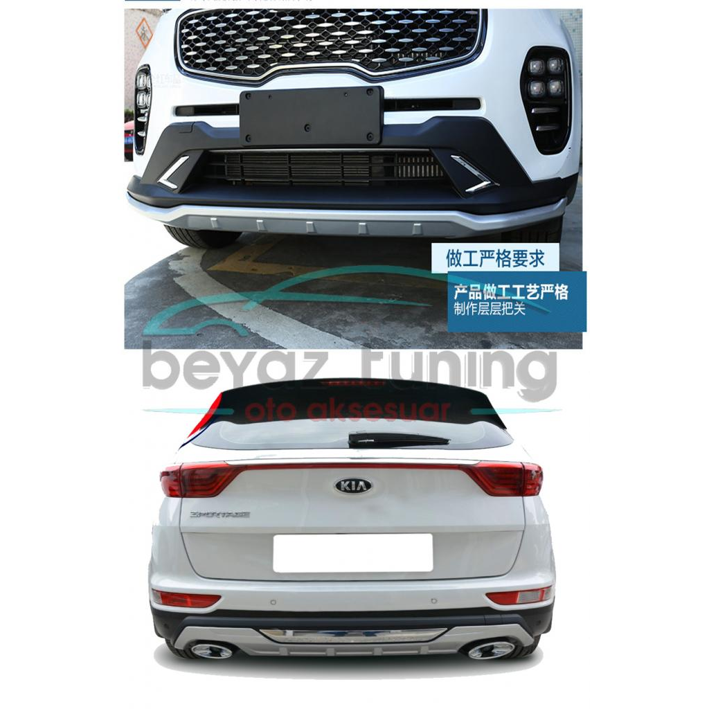 Kia Sportage Ön Arka Tampon Koruma Difüzör 2016-2017-2018 KX5