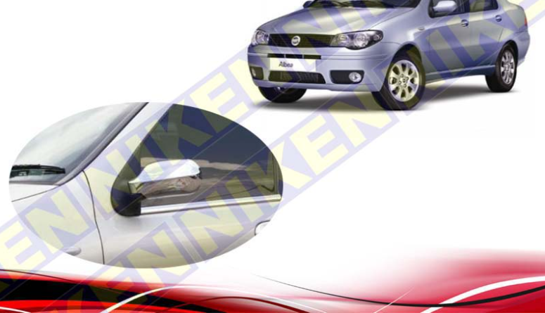 Fiat Albea Ayna Kapağı Kromu Nikelaj 2010-2013