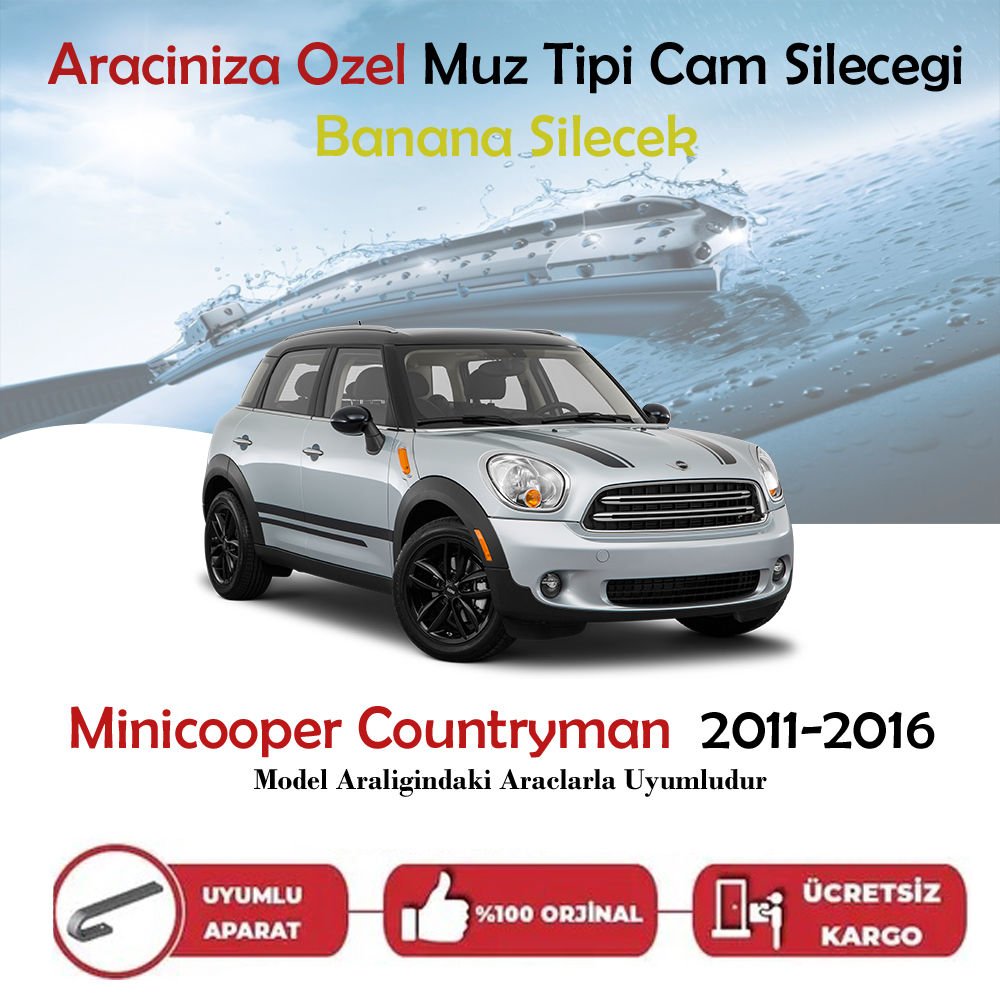 Mini Countrayman Muz Silecek Takımı 2011-2016