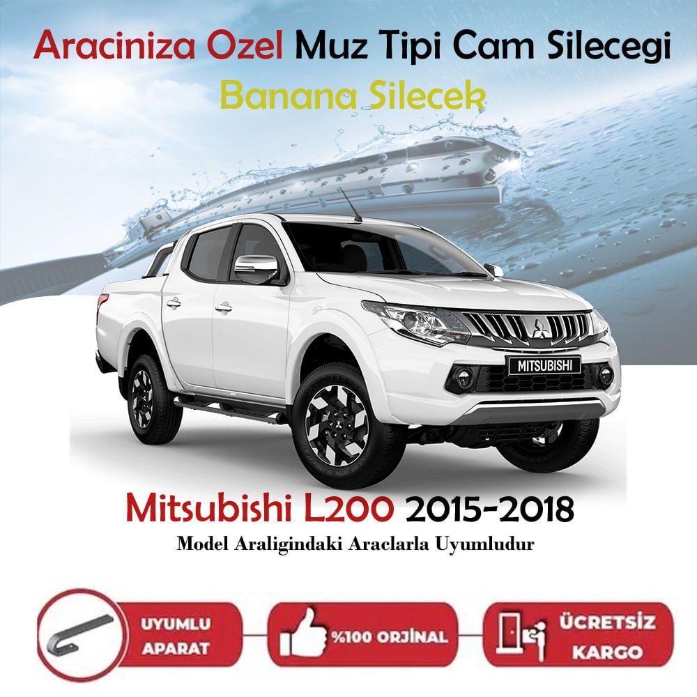 Mitsubish L200 Muz Silecek Takımı 2015-2018