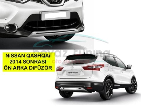 Nissan Qashqai Ön Arka Tampon Koruma Difüzör 2014-2017