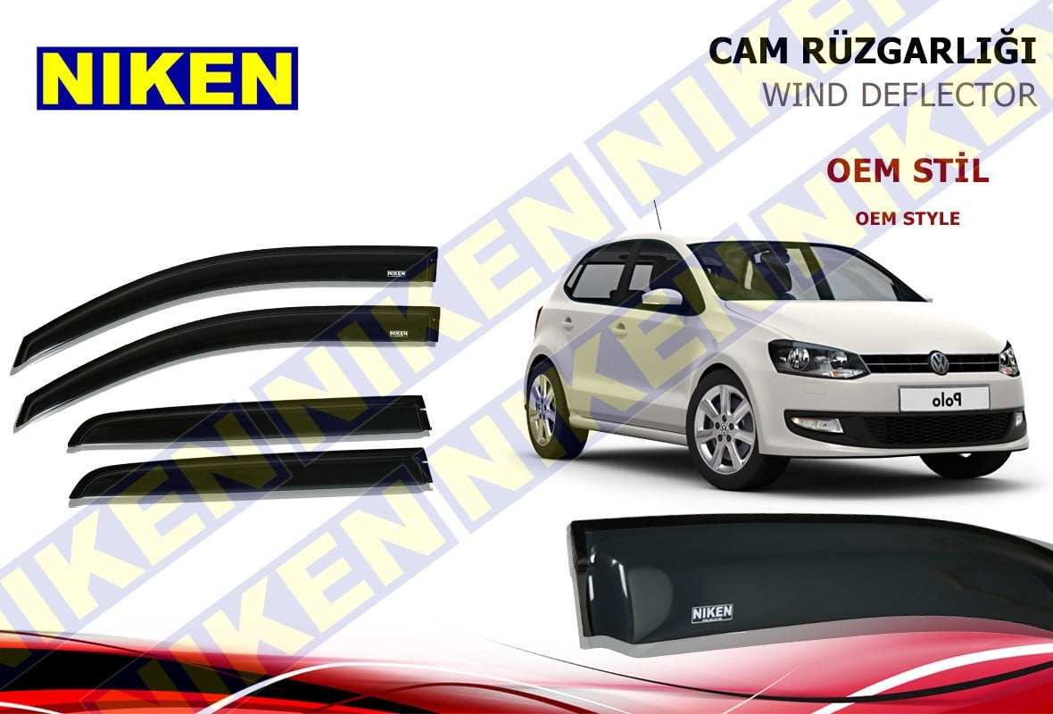Volkswagen Polo Cam Rüzgarlığı 2009-2016 Arası Niken