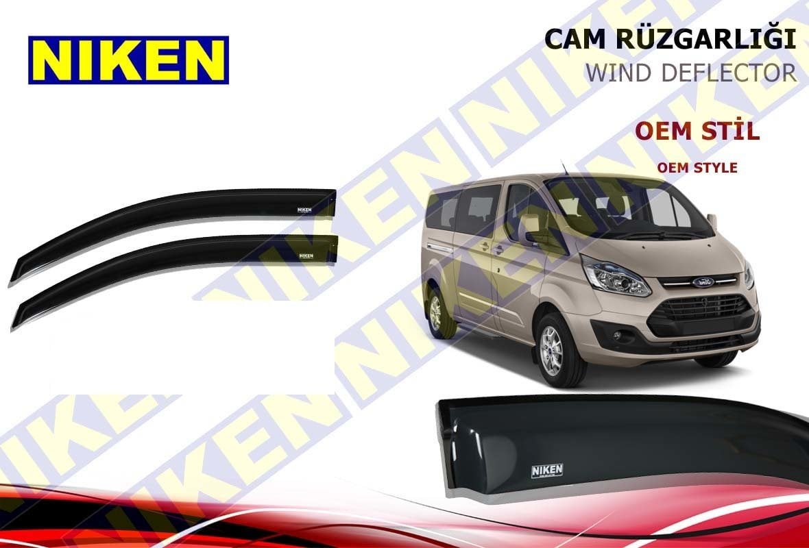 Ford Custom Cam Rüzgarlığı Niken 2li