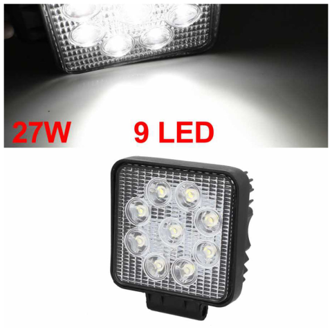 Niken Kare Led Çalışma Lambası 9 Ledli Off Road Sis Lambası