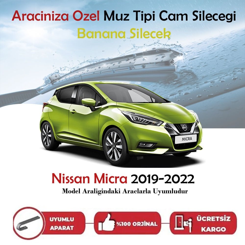 Nissan Micra  Muz Silecek Takımı 2019-2022