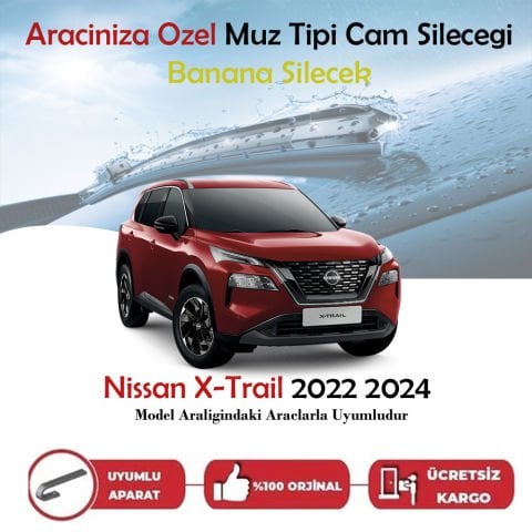 Nissan X-Trail Muz Silecek Takımı 2022-2024