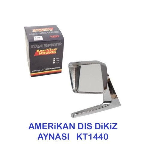 Dış Dikiz Ayna Amerikan Kromajlı Dikdörtgen KT1440