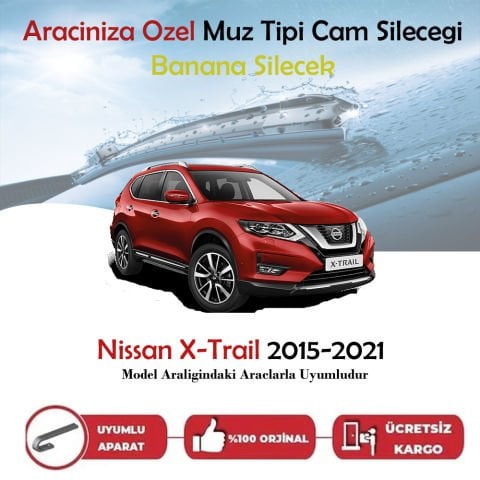 Nissan X-Trail Muz Silecek Takımı 2015-2021