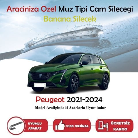 Peugeot 208 Muz Silecek Takımı 2021-2024