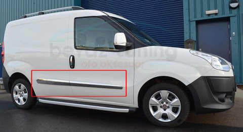 Fiat Doblo Yan Kapı Çıtası Kromu Nikelajı 2010 Sonrası