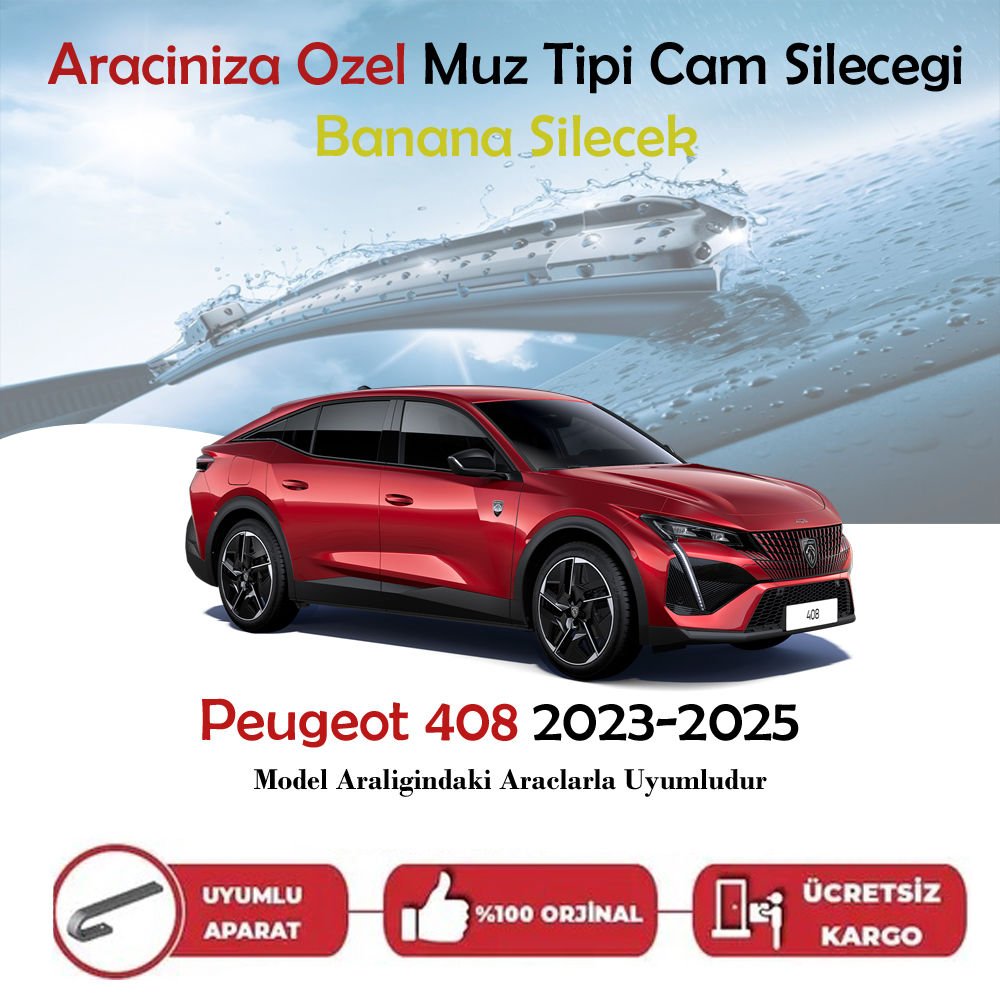 Peugeot 408 Muz Silecek Takımı 2023-2025