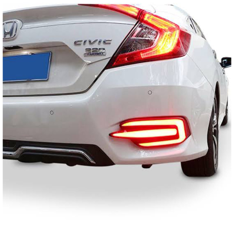 Honda Civic Fc5 Arka Sis Lambası Ledi 3 Çizgi E Dizayn