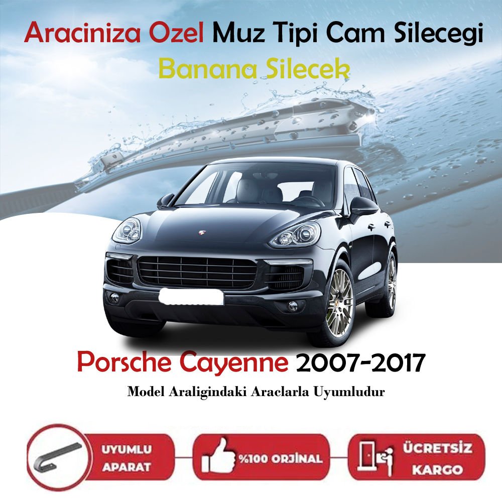 Porsche Cayenne Muz Silecek Takımı 2007-2017