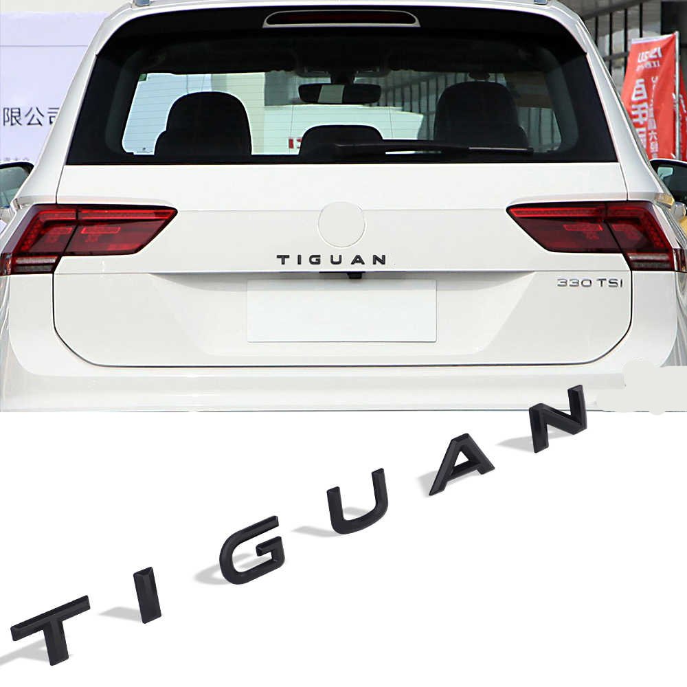 Yeni Tiguan Yazısı Orjinal Siyah Volkswagen Tiguan Bagaj Yazısı