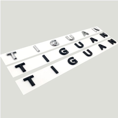 Yeni Tiguan Yazısı Orjinal Siyah Volkswagen Tiguan Bagaj Yazısı