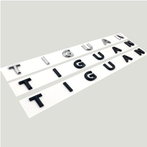 Yeni Tiguan Yazısı Orjinal Siyah Volkswagen Tiguan Bagaj Yazısı