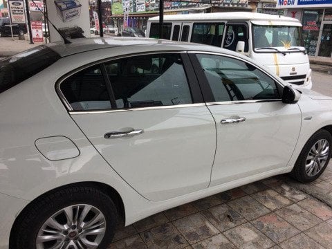 Fiat Egea Cam Çıta Çerçevesi Komple Set Kromu Nikelajı 8 Parça