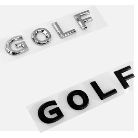 Yeni Golf 7- 8 Yazısı Orjinal Krom Volkswagen Golf Bagaj Yazısı