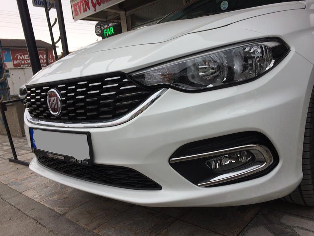 Fiat Egea Sis Farı Çerçevesi Kromu Nikelajı 2015-2019 Arası