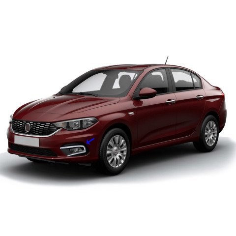 Fiat Egea Sis Farı Çerçevesi Kromu Nikelajı 2015-2019 Arası