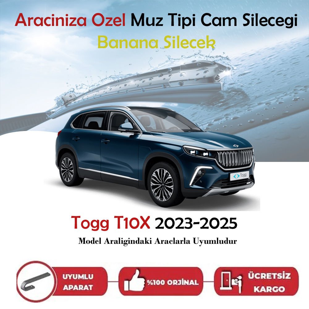 Togg T10X Muz Silecek Takımı 2023-2025