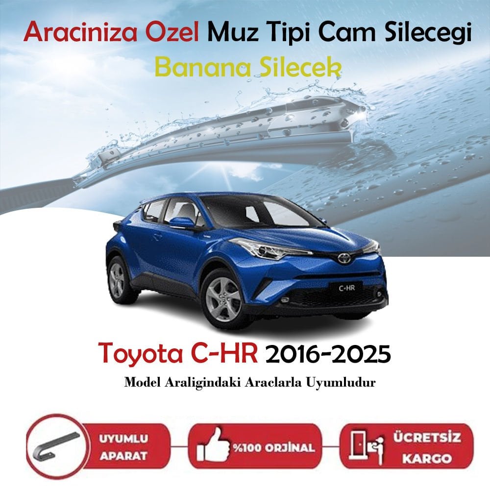 Toyota CHR Muz Silecek Takımı 2016-2025