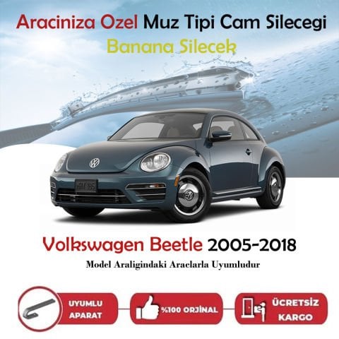 Volkswagen Beetle Muz Silecek Takımı 2005-2018