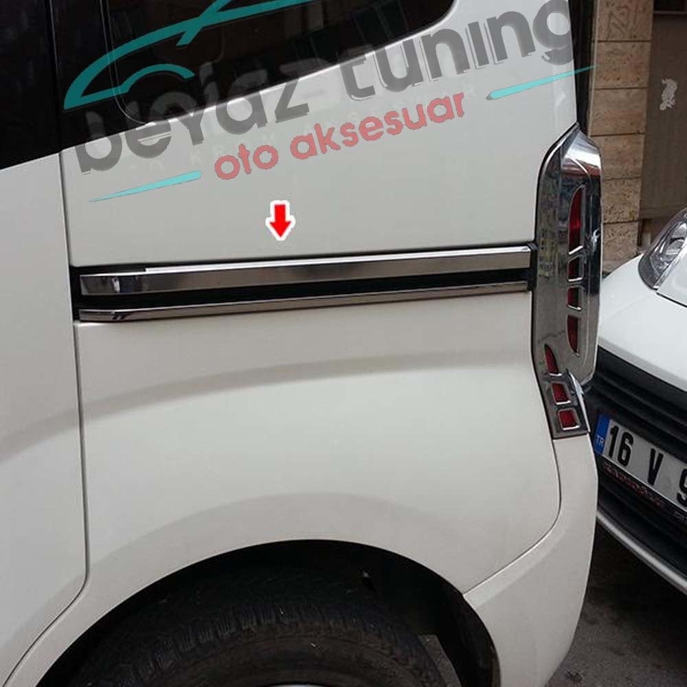 Fiat Fiorino Kapı Sürgü Kromu Nikelajı 2007 Sonrası