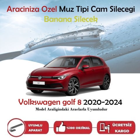 Volkswagen Golf 8 Muz Silecek Takımı 2020-2024
