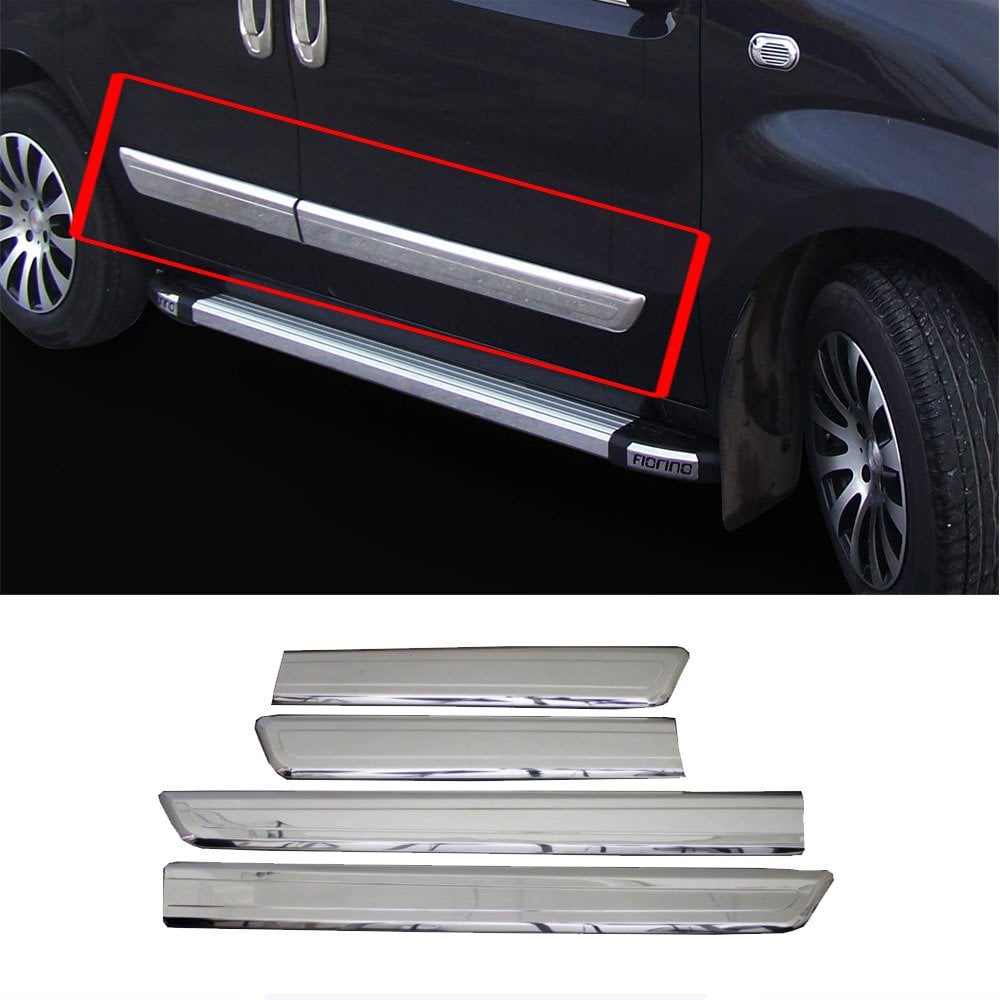 Fiat Fiorino Yan Kapı Çıtası Kromu Nikelajı