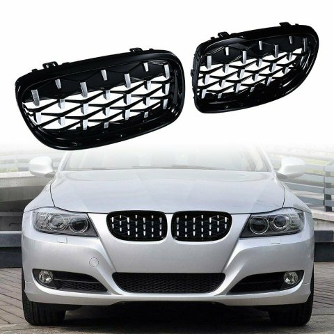 Bmw 3 Serisi E90 Ön Panjur Böbrek Diamond Model OEM 2009-2012