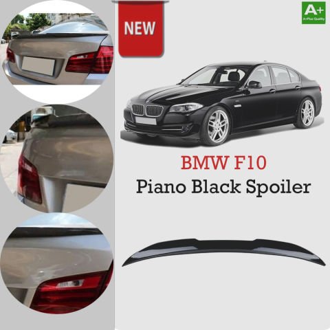 Bmw  F10 Uyumlu Psm Spoiler  Pianoblack  Spoiler