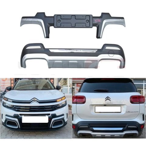 Citroen C5 Aircross Ön Arka Tampon Koruma Difüzörü 2019 Sonrası