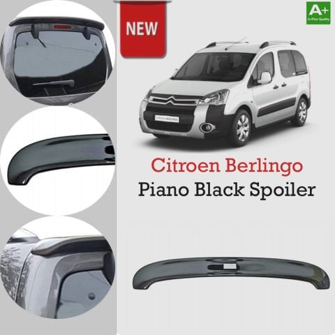Citroen Berlingo Bagaj Üstü Spoiler Pianoblack 2008-2018