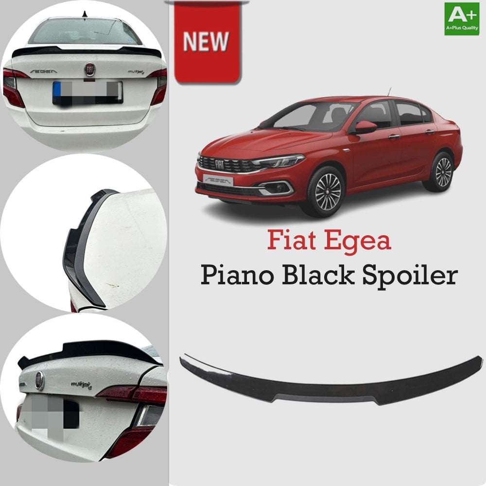 Fiat Egea  Bagaj Üstü Yarasa Pianoblack Spoiler
