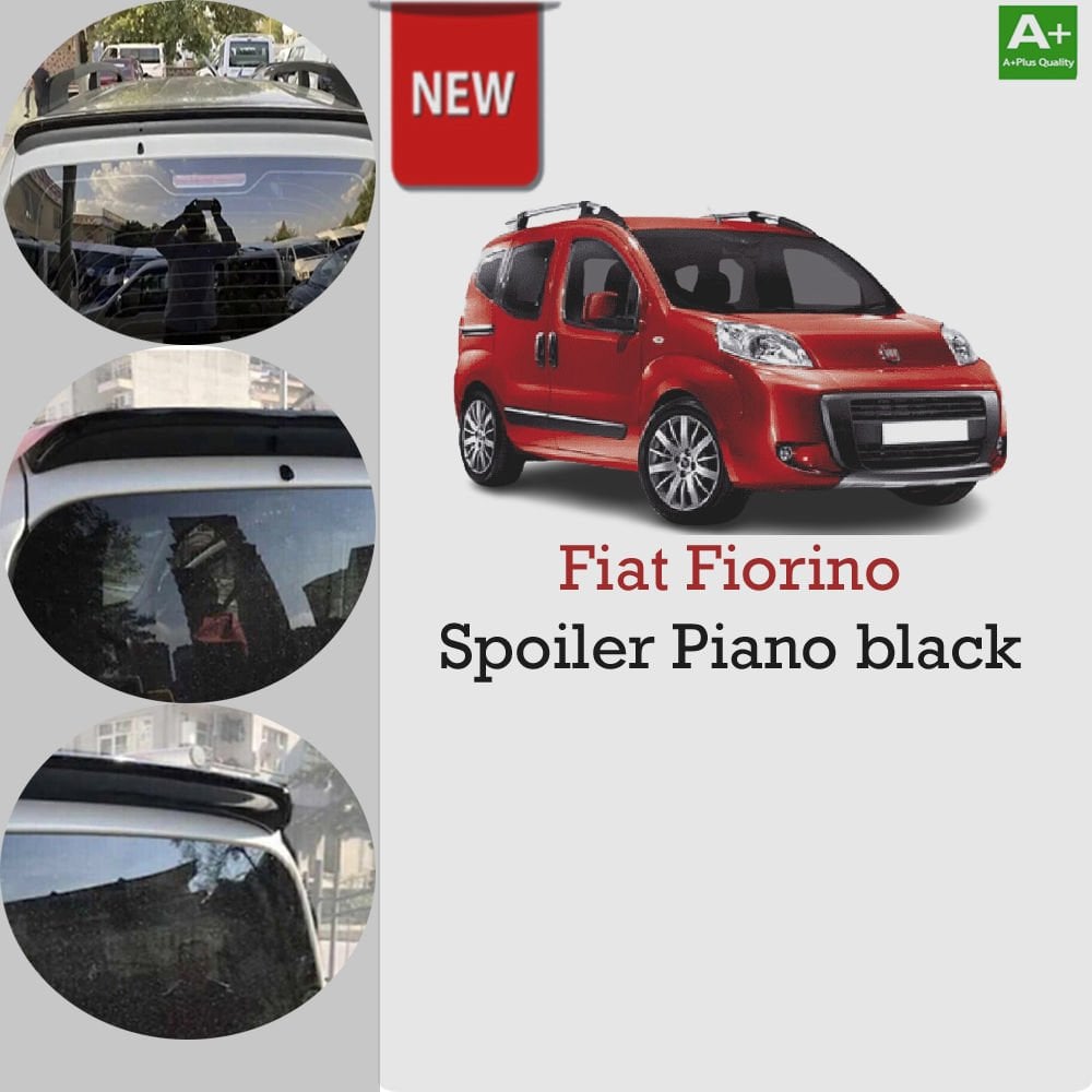 Fiat Fiorino Bagaj Üstü Spoiler Piano Black 2007-2020