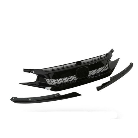 Honda Civic FC5 Typer Ön Panjur Ve Far Kaşları Siyah Makyajlı