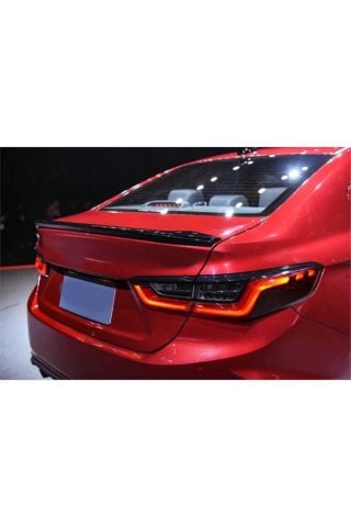 Honda City  Bagaj Üstü Spoiler Piano Black 2020 Sonrası