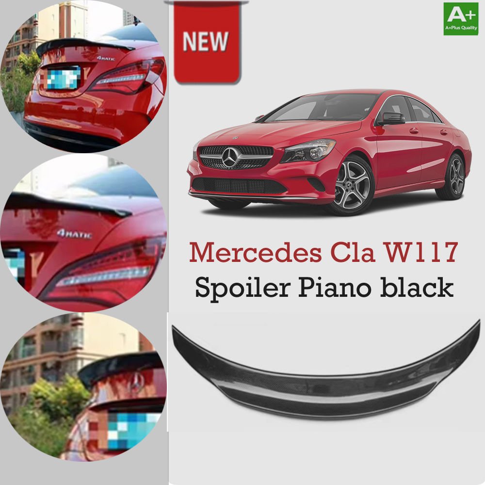 Mercedes Cla W117 Bagaj Üstü Spoiler Psm Piano Black