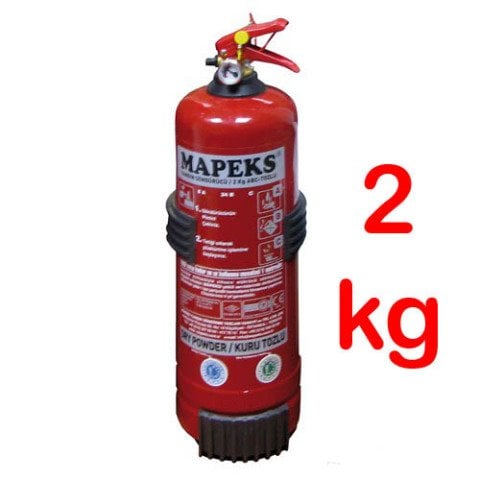 Yangın Söndürme Tüpü Söndürücü Abc Tozlu Askı Aparatlı 2 KG
