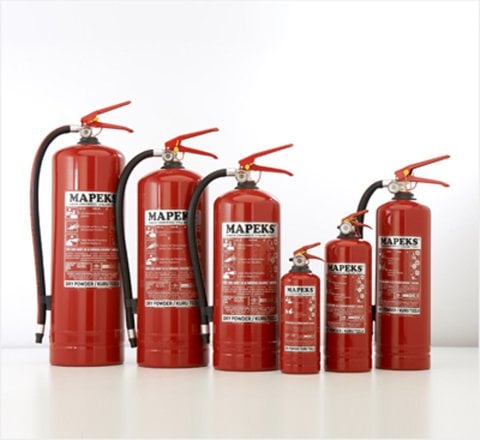 Yangın Söndürme Tüpü Söndürücü Abc Tozlu Askı Aparatlı 2 KG
