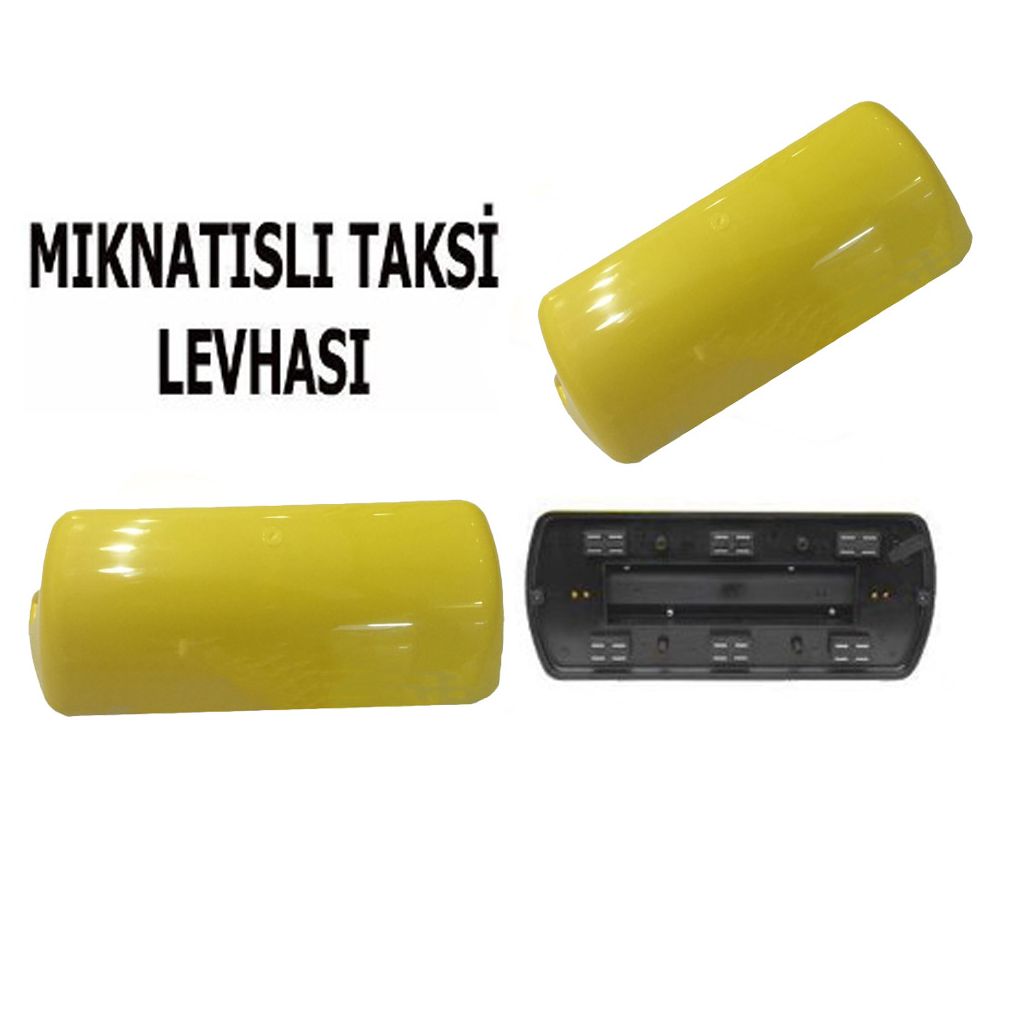 Taksi Levhası Işıklı Mıknatıslı Karayolları Uyumlu Yazısız Sarı