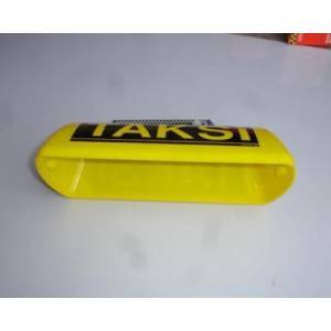 Taksi Levhası Camı Yazılı Sarı