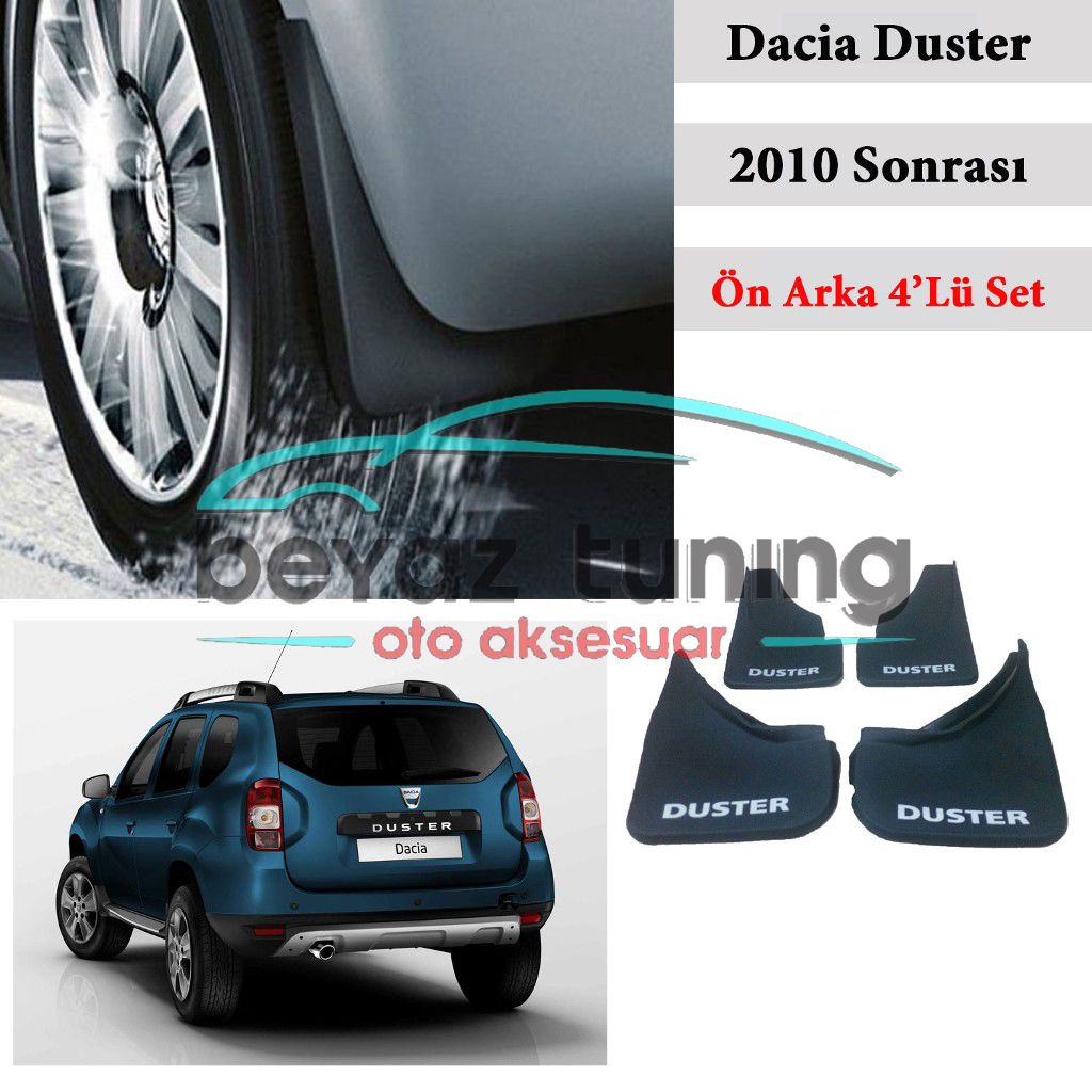 Dacia Duster Paçalık Tozluk Çamurluk Ön-Arka Set 2010-